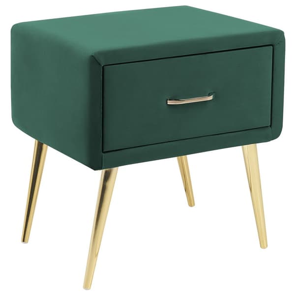 FLAYAT Sengebord Smaragd Velour Lumarko!