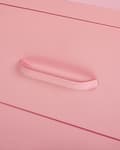 Miniatyrbillede 6 af 9: Natbord med 2 skuffer MALAVI Metal Pink Lumarko!