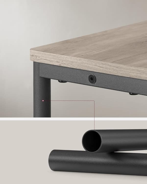 Slankt sidebord med strømskinne, 3-lags sengebord, sofaende, til små rum, magasinhylde, sovesofa