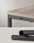 Miniatyrbillede 6 af 7: Slankt sidebord med strømskinne, 3-lags sengebord, sofaende, til små rum, magasinhylde, sovesofa