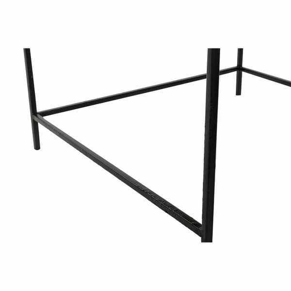 Sidobord DKD Home Decor 61 x 61 x 49 cm Svart Gyllene Stål Aluminium