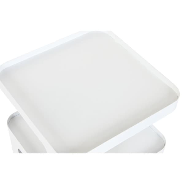 Sidobord Home ESPRIT Vit 40 x 40 x 54 cm