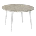 Miniatyrbillede 1 af 4: Sofabord DKD Home Decor 8424001820115 75 x 75 x 50 cm Gylden Metal Hvid Mangotræ (75 x 75 x 50 cm)