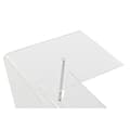 Miniatyrbillede 2 af 4: Lille serveringsbord DKD Home Decor Gennemsigtig 40 x 30 x 44 cm