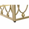 Miniatyrbillede 2 af 3: Sofabord DKD Home Decor Spejl Gylden Metal MDF (57 x 57 x 52 cm)