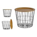 Miniatyrbillede 2 af 2: Sofabord Sort Gylden Metal 52 x 40 x 52 cm