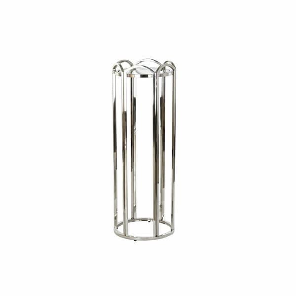 Sofabord DKD Home Decor Krystal Sølvfarvet Metal 40 x 40 x 110 cm