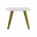 Miniatyrbillede 5 af 5: Lille serveringsbord DKD Home Decor Hvid Gylden 60 x 60 x 48 cm