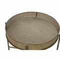 Miniatyrbillede 4 af 4: Sofabord DKD Home Decor 59 x 59 x 50 cm Natur Metal