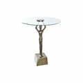 Miniatyrbillede 1 af 3: Sofabord DKD Home Decor Krystal Gylden Aluminium 46 x 46 x 57 cm