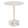Miniatyrbillede 1 af 3: Sofabord DKD Home Decor Marmor Stål Harpiks (45 x 45 x 50 cm)