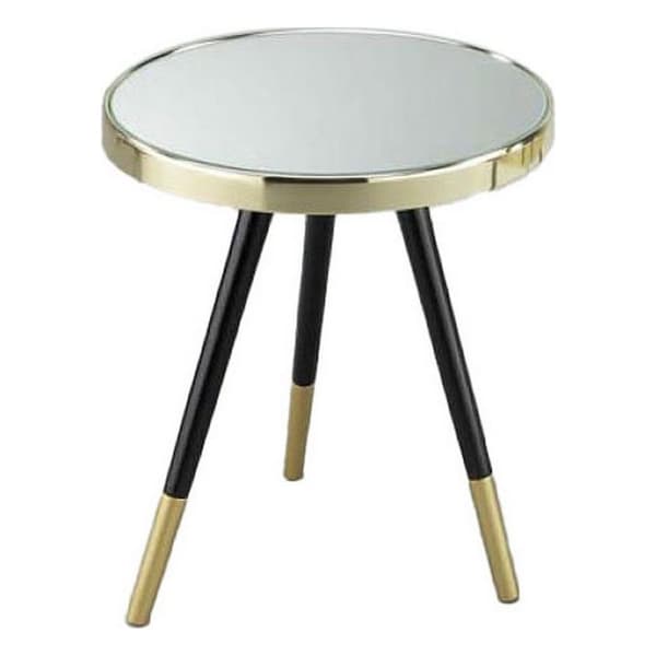 Sofabord DKD Home Decor Spejl Gylden Stål (42,5 x 42,5 x 48 cm)