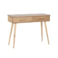 Miniatyrbillede 1 af 7: Konsol DKD Home Decor 100 x 40 x 76 cm Gylden Lys brun Paulonia træ Træ MDF