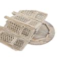 Miniatyrbillede 2 af 3: Sofabord DKD Home Decor Hvid Brun Mangotræ 53 x 53 x 53 cm