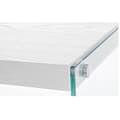 Miniatyrbillede 2 af 2: Konsol DKD Home Decor Hvid Gennemsigtig Krystal Træ MDF 120 x 40 x 76 cm (1 enheder)