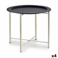 Miniatyrbillede 1 af 2: Sofabord Hvid Sort Metal 52 x 44 x 52 cm (4 enheder)