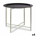 Miniatyrbillede 1 af 2: Sofabord Hvid Sort Metal 62 x 48,5 x 62 cm (4 enheder)