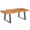 Miniatyrbillede 1 af 3: Sofabord Trama 120 x 60 x 48 cm Brun Sort Akacie