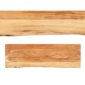 Miniatyrbillede 2 af 3: Hallbord Live Edge 120 x 35 x 77 cm Brun Sort Akacie