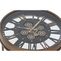 Miniatyrbillede 3 af 4: Lille serveringsbord Home ESPRIT Sort Gylden Metal Krystal 48 x 48 x 51 cm