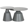 Miniatyrbillede 2 af 4: Lille serveringsbord Home ESPRIT Grå 70 x 70 x 43 cm 70 x 70 x 1 cm