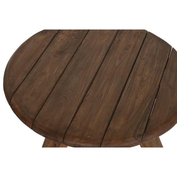 Sæt med 3 borde Home ESPRIT Teak 80 x 80 x 43 cm