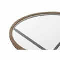 Miniatyrbild 4 av 4: Sidobord DKD Home Decor 80 x 80 x 48 cm Glas Naturell Silvrig Svart Metall