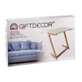 Miniatyrbillede 3 af 4: Sofabord Kinvara WD2021329426 Hvid Brun Natur 40 x 68,5 x 60 cm
