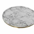 Miniatyrbillede 4 af 4: Lille serveringsbord DKD Home Decor Hvid Gylden 51 x 51 x 51 cm