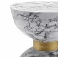 Miniatyrbillede 2 af 2: Sofabord DKD Home Decor Hvid Jern 33 x 33 x 35 cm