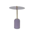 Miniatyrbillede 1 af 2: Sofabord DKD Home Decor Læder Jern Lakeret (40 x 40 x 56 cm)