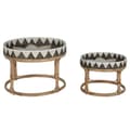 Miniatyrbild 4 av 4: 2-bordsset Home ESPRIT Rattan 70 X 70 X 52 cm