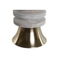Miniatyrbillede 3 af 4: Sofabord Home ESPRIT Hvid Gylden Træ Metal 41 x 41 x 53 cm