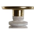 Miniatyrbillede 2 af 4: Sofabord Home ESPRIT Hvid Gylden Træ Metal 41 x 41 x 53 cm