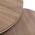 Pikkukuva 2 / 4: Set of 2 tables Versa Aurea Valkoinen 48 x 48 x 42 cm 80 x 80 x 48 cm
