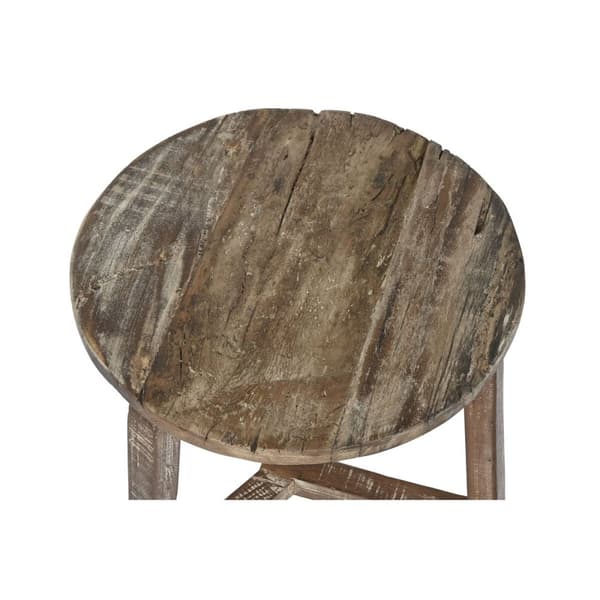 Sofabord Home ESPRIT Hvid Brun 45 x 45 x 45 cm