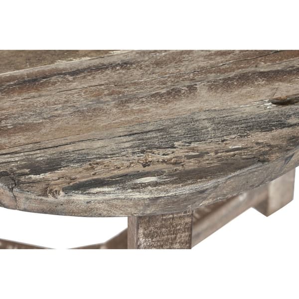 Sofabord Home ESPRIT Hvid Brun 45 x 45 x 45 cm