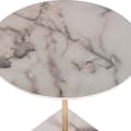 Miniatyrbillede 2 af 3: Sofabord DKD Home Decor Marmor Stål Harpiks (45 x 45 x 50 cm)