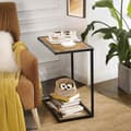 Miniatyrbillede 6 af 6: Sofabord Confortime Brun Sort 40 x 25 x 50 cm (3 enheder)