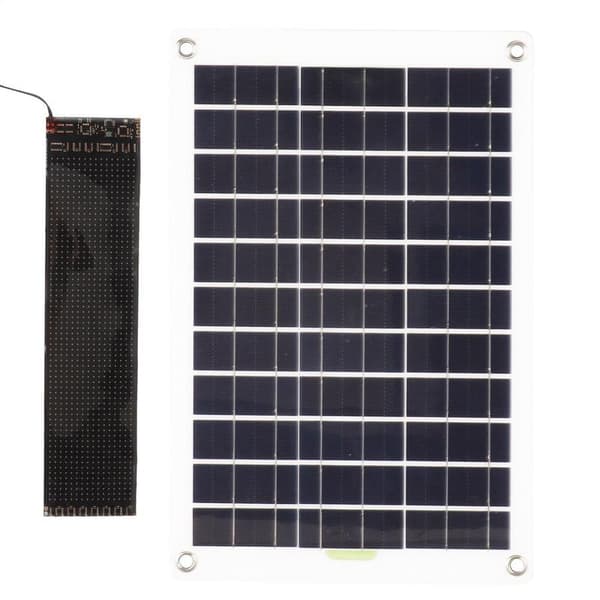 Solarlampe Reklameskærm, Høj Lysflux, Nem Montering, Indendørs og Udendørs Brug