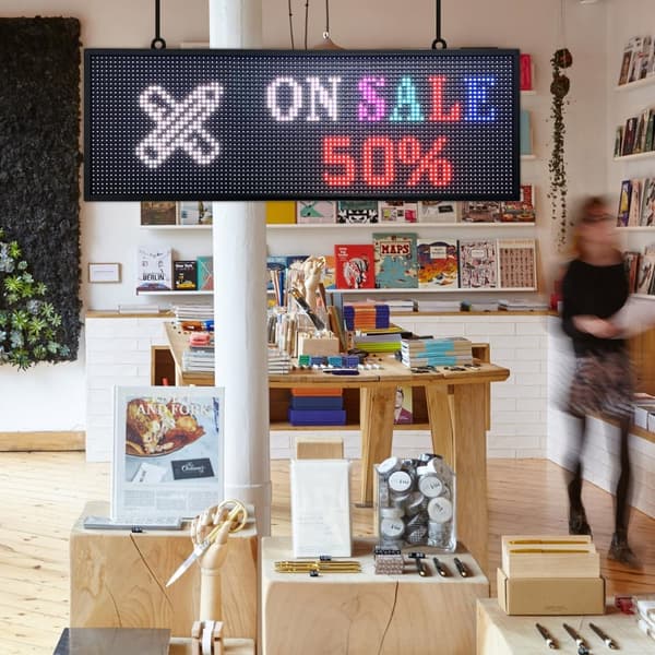 LED Rullende Beskeddisplay, Fuld Farve, Energi Effektiv, Vandtæt