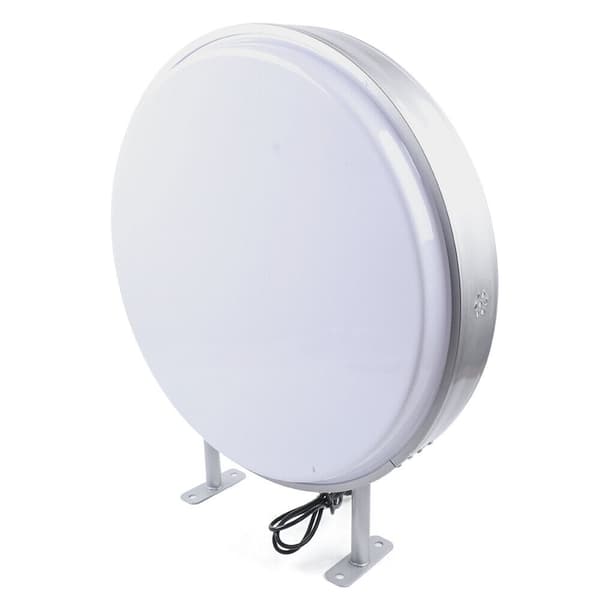 LED Dobbelsidet Lysboks, 60 cm Diameter, Vandtæt IP65, Energi Effektiv
