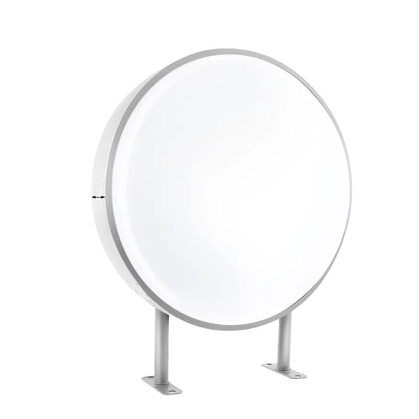 20 tum rund LED-reklamlampa, vattentät IP67, energieffektiv,6-10W, VIT