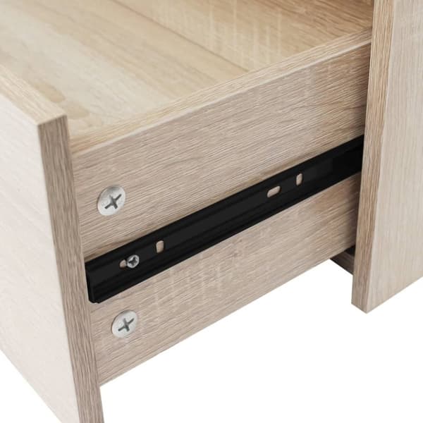 vidaXL Senkki 4 vetolaatikolla 60 x 30,5 x 71 cm tammenvärinen