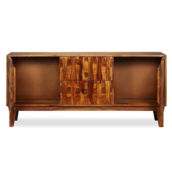 vidaXL skænk 160x45x70 cm massivt sheeshamtræ