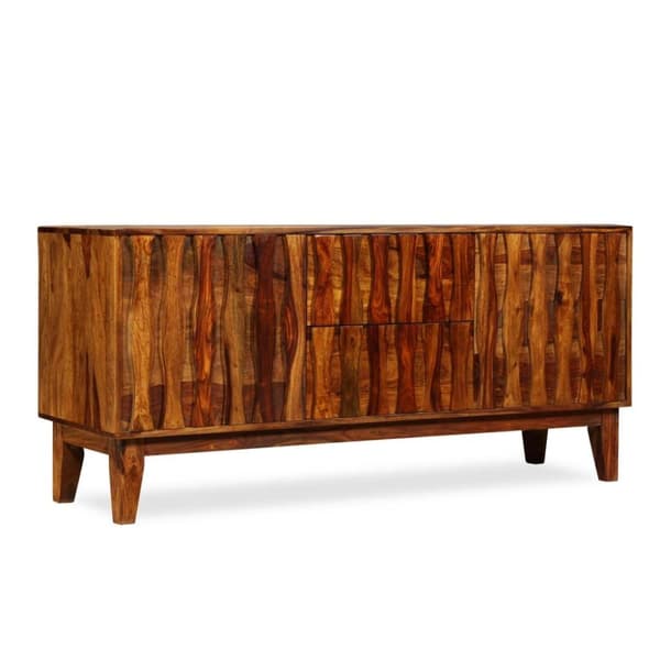 vidaXL skænk 160x45x70 cm massivt sheeshamtræ