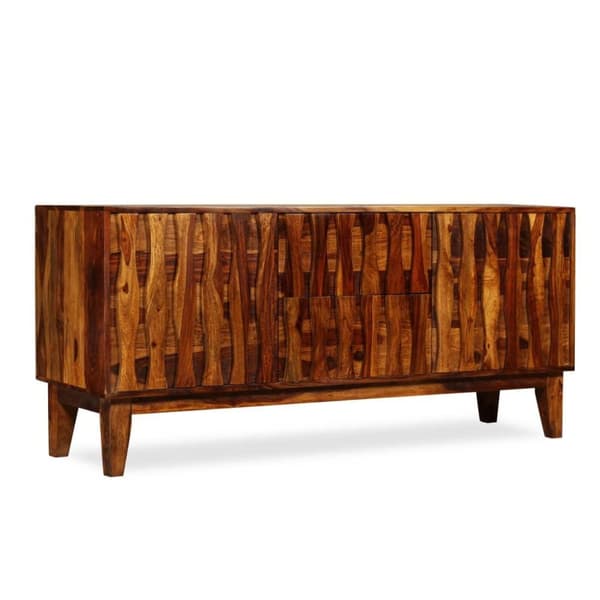 vidaXL skænk 160x45x70 cm massivt sheeshamtræ