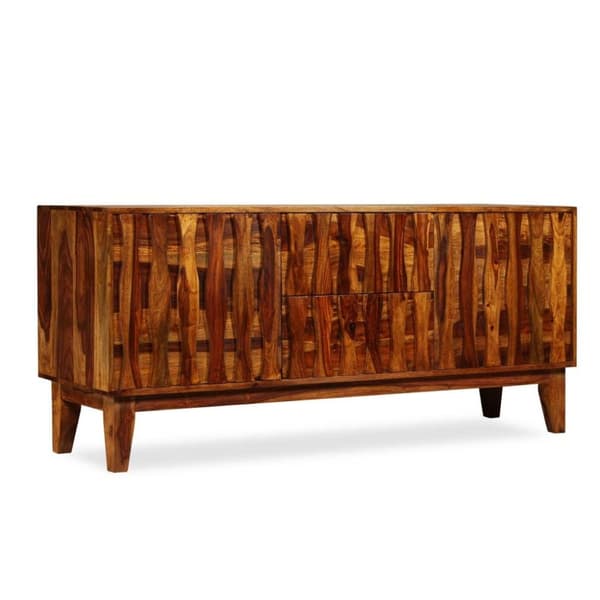 vidaXL skænk 160x45x70 cm massivt sheeshamtræ
