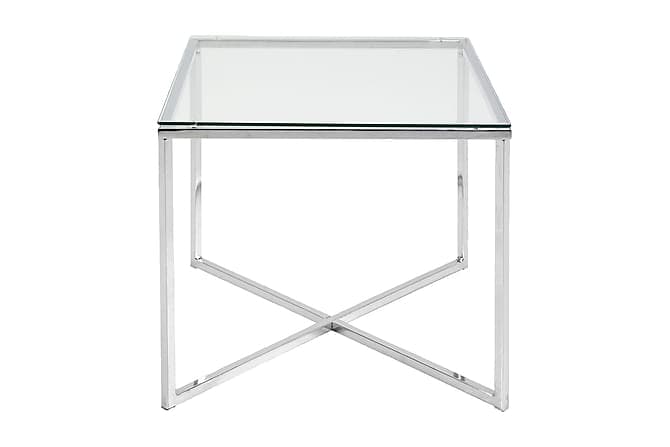 Roman Sidebord 50 cm Glas/Krom