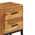Pikkukuva 6 / 10: vidaXL Senkki ruskea 110x30x70 cm täysi akaasiapuu